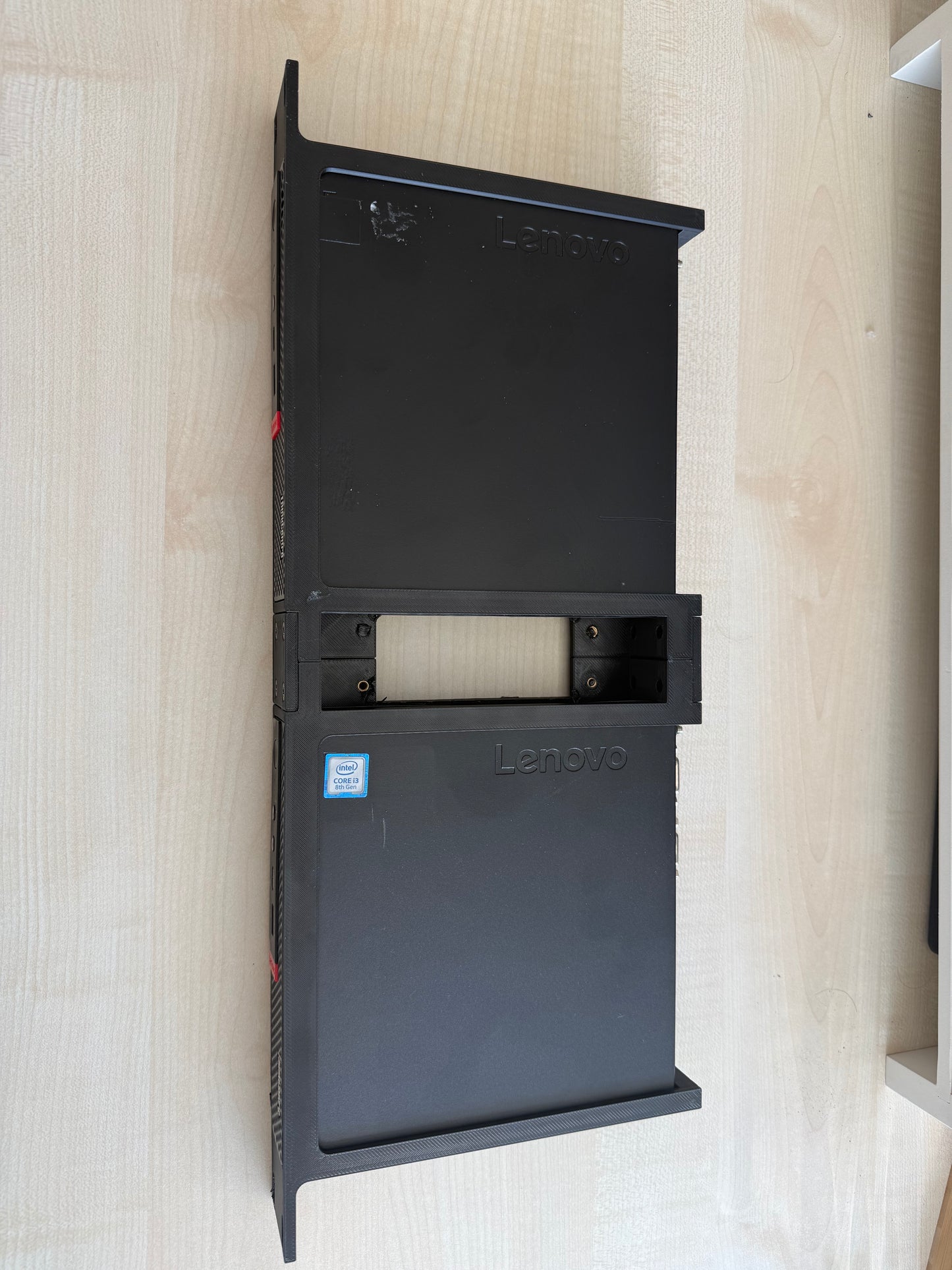 2x Lenovo ThinkCentre Tiny Rackmount für 19-Zoll-Netzwerkschränke