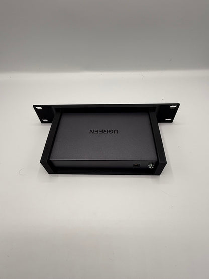 10-Zoll Rackmount Panel für Ugreen UM106X 2.5G Switch | Halterung für Netzwerk Switch | PETG Mount Bracket Rack 10"