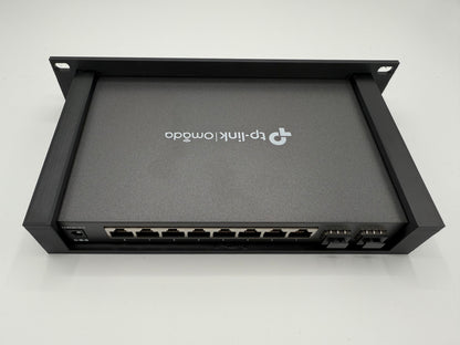 10" Rackmount Panel für TP-Link Omada SG2210P / SG2008P | PETG 10 Zoll 19 Zoll Rack Adapter | Switch Halterung