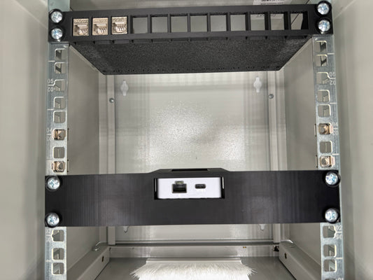 10-Zoll Rackmount Panel für GL.iNet KVM | Halterung für Netzwerk Switch | PETG Mount Bracket Rack 10"