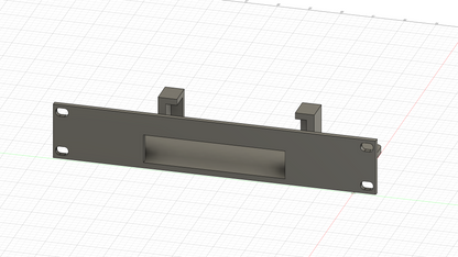 Rackmount Panel für Ubiquiti EdgeRouter X 10"