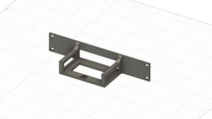 10-Zoll Rackmount Panel für GL.iNet KVM gl-rm1pe | Halterung für Netzwerk Switch | PETG Mount Bracket Rack 10"