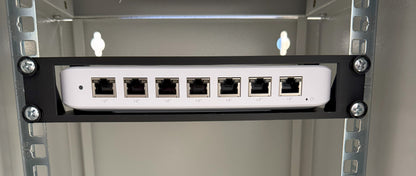 10" Rackmount Panel für Unifi USW-Ultra | PETG 10 19 Zoll Zoll Rack Adapter | Halterung für Ubiquiti UniFi Switch Ultra | 3D-Druck Rackmount 06