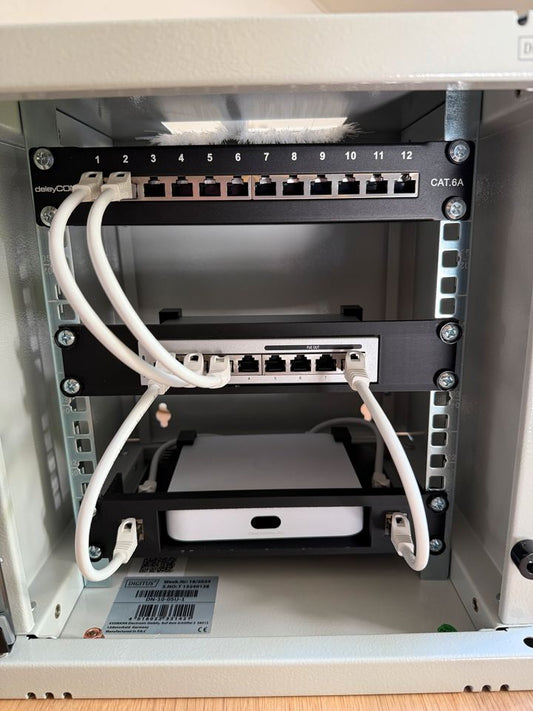 Rackmount Panel für UniFi UCG Ultra/Max – 10" Version Keystone